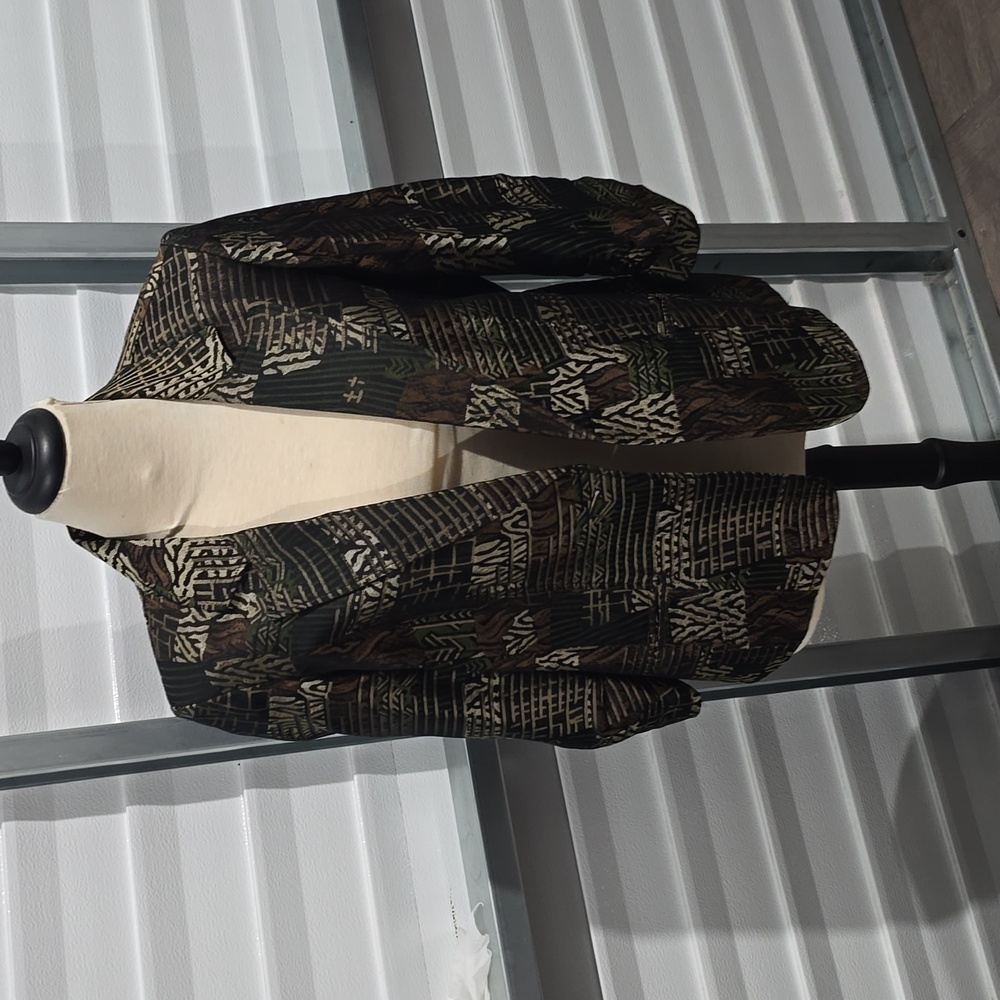 Chico's Blazer Single‎ Button Sz 12
